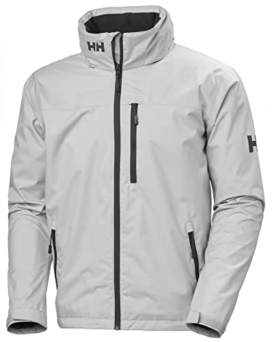 Herren Helly Hansen Crew Hooded Jacket, Grau-Nebel, 2XL von Helly Hansen