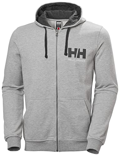Helly Hansen Herren HH Logo Full Zip Hoodie, Grau-Melange, S Helly Hansen Herren HH Logo Full Zip Hoodie, Grau-Melange, S von Helly Hansen