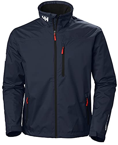 Helly Hansen Herren-Regenjacke Crew wasserdicht winddicht atmungsaktiv, 597 marineblau, Größe S von Helly Hansen