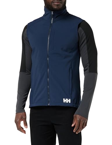 Helly Hansen Herren Paramount Softshell Vest Soft Shell Weste, Marineblau, XL Helly Hansen Herren Paramount Softshell Vest Soft Shell Weste, Marineblau, XL von Helly Hansen