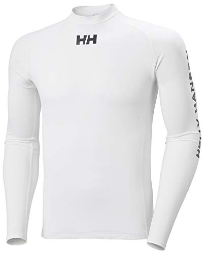 Helly Hansen Herren Segel Rashguard, M, Weiß von Helly Hansen