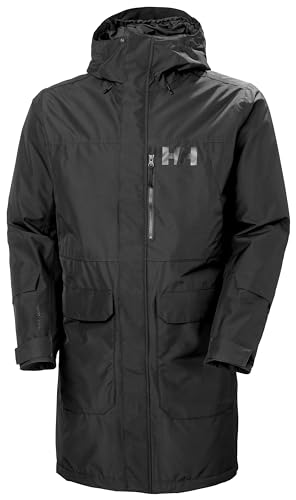 Herren Helly Hansen Rigging Ins Rain Coat, Schwarz, M von Helly Hansen