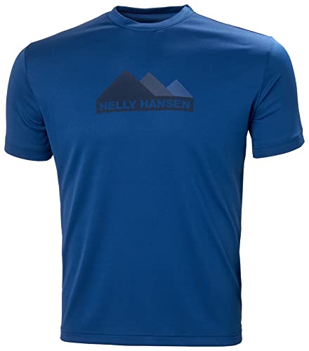 Herren Helly Hansen HH Tech Graphic T-Shirt, Tief Fjord, L von Helly Hansen