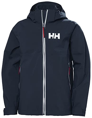 Helly Hansen Jr Rigging Rain Jacket Navy Junior Unisex 16 von Helly Hansen