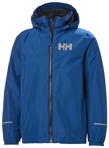 Junior Unisex Helly Hansen Jr Juell Rain Jacket, Tief Fjord, 8 von Helly Hansen