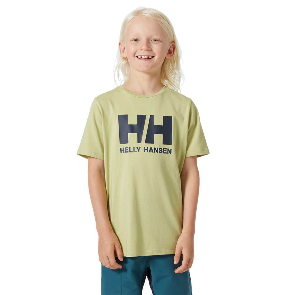 Helly Hansen Junior Logo Short Sleeve T-shirt Gelb 14 Years Junge von Helly Hansen