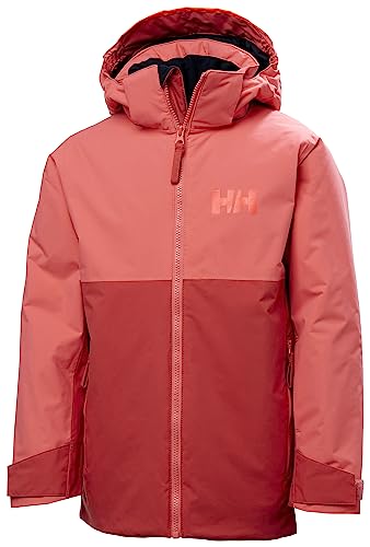 Junior Unisex Helly Hansen Jr Traverse Jacket, Rot, 10 von Helly Hansen