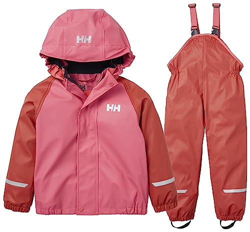 Kinder Unisex Helly Hansen K Bergen Fleece Pu Rainset 2.0, Rot, 1 von Helly Hansen