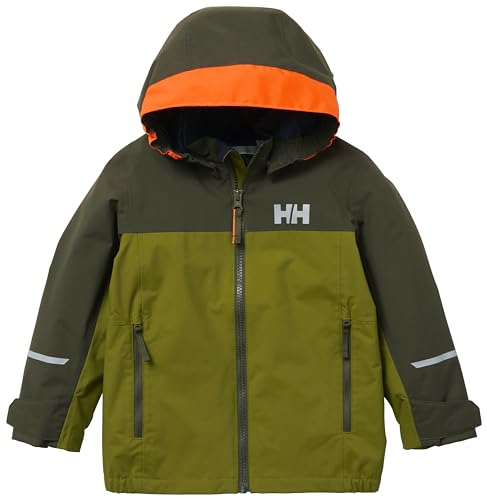 Kinder Unisex Helly Hansen K Shelter Jacket 2.0, Grün, 2 von Helly Hansen