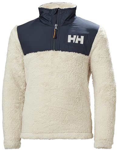 Junior Unisex Helly Hansen Jr Champ 1/2 Zip Midlayer, Creme, 10 von Helly Hansen