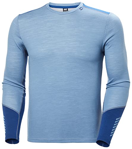 Helly Hansen Herren Lifa Merino Midweight Crew, Blau, M von Helly Hansen