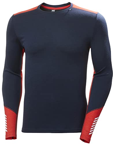 Helly Hansen Herren Lifa Merino Midweight Crew, Marineblau, XL Helly Hansen Herren Lifa Merino Midweight Crew, Marineblau, XL von Helly Hansen