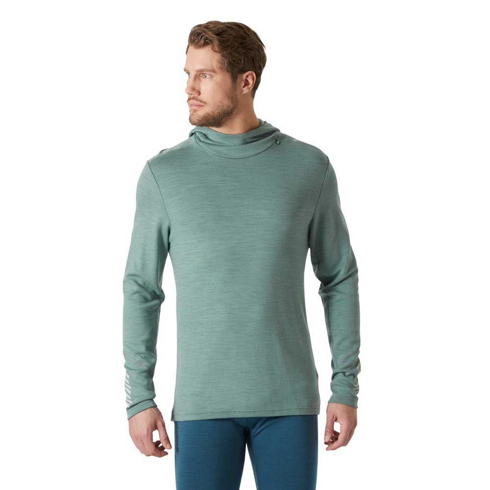 Helly Hansen Lifa Merino Midweight Long Sleeve T-shirt Grün S Mann von Helly Hansen