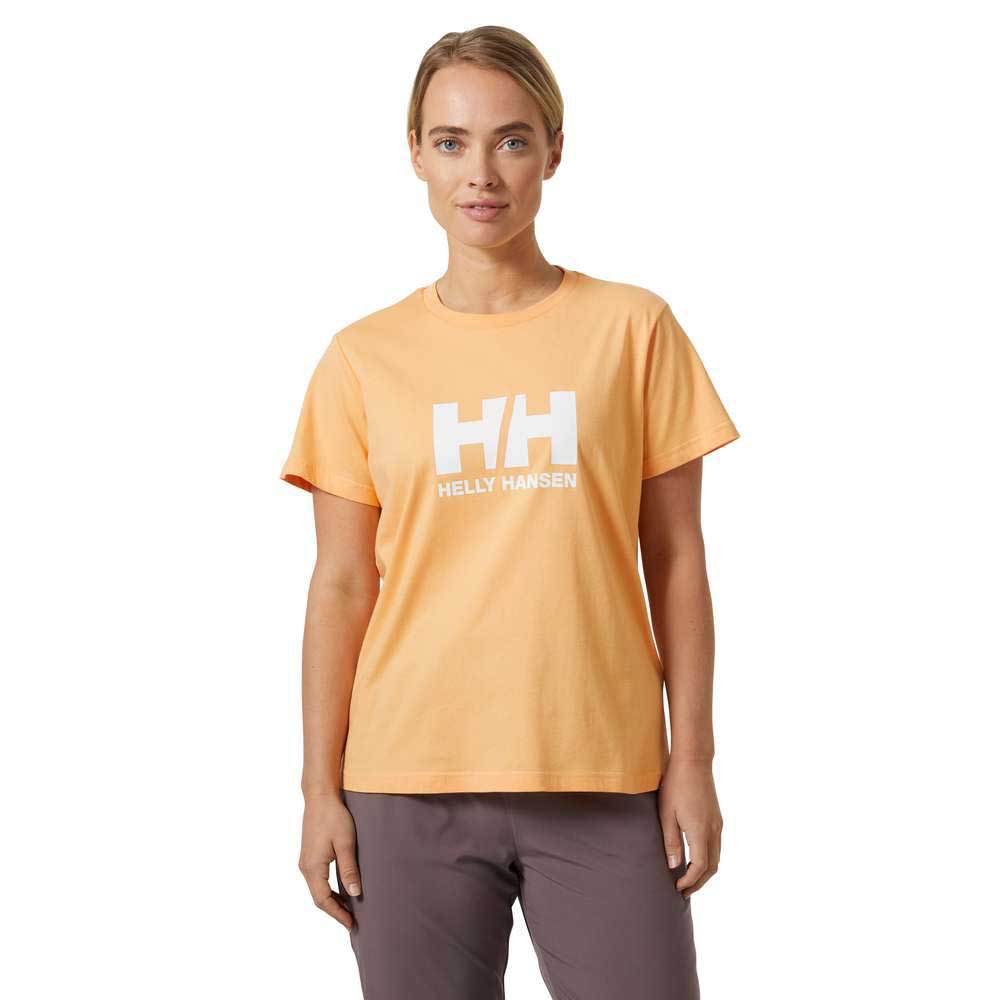 Helly Hansen Logo 2.0 Short Sleeve T-shirt Orange M Frau von Helly Hansen
