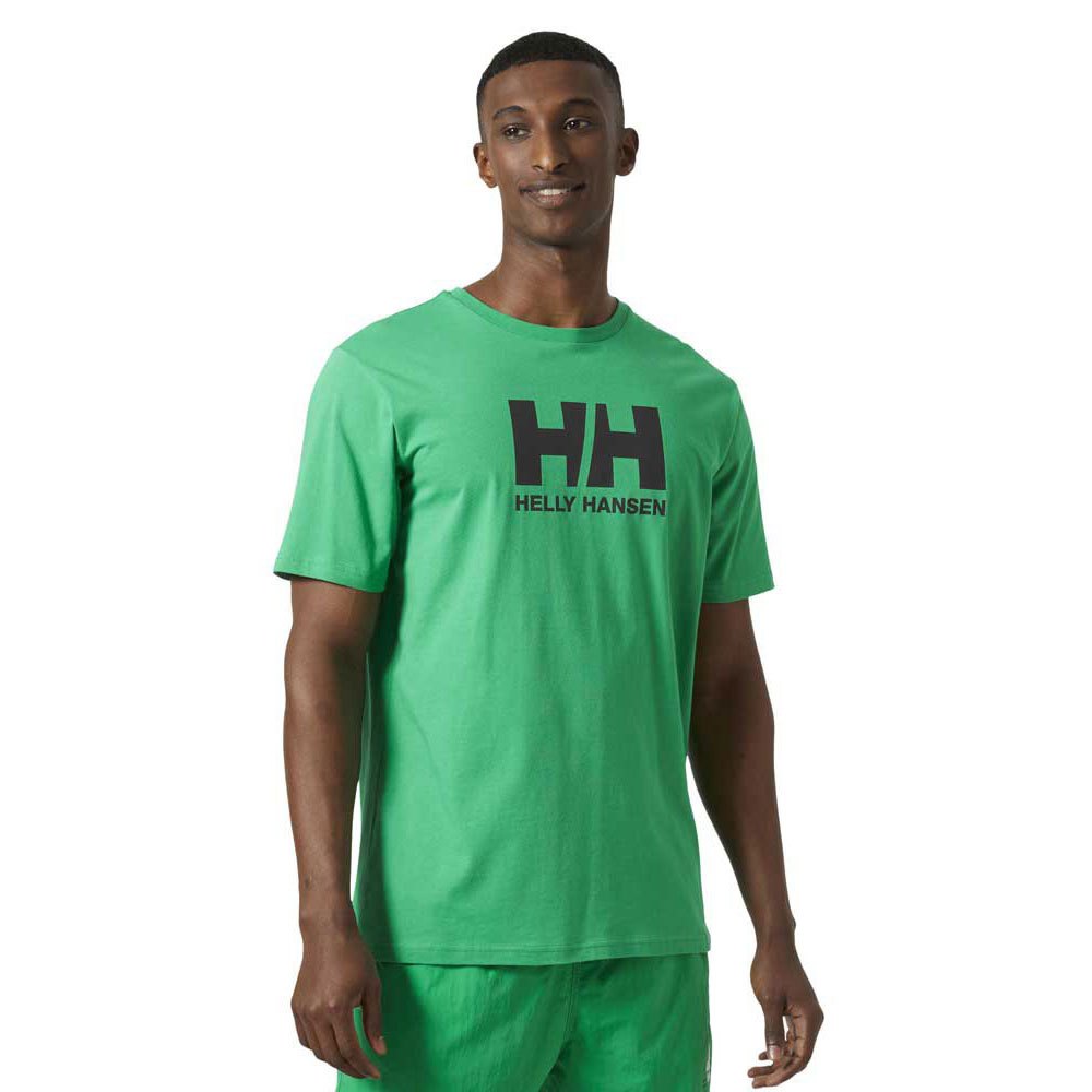 Helly Hansen Logo Short Sleeve T-shirt Grün L Mann von Helly Hansen