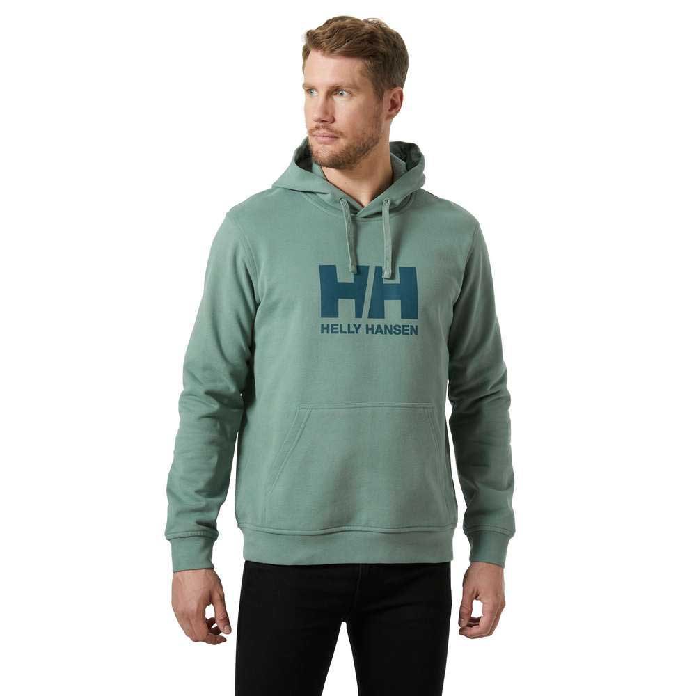 Helly Hansen Logo Sweatshirt Grün S Mann von Helly Hansen