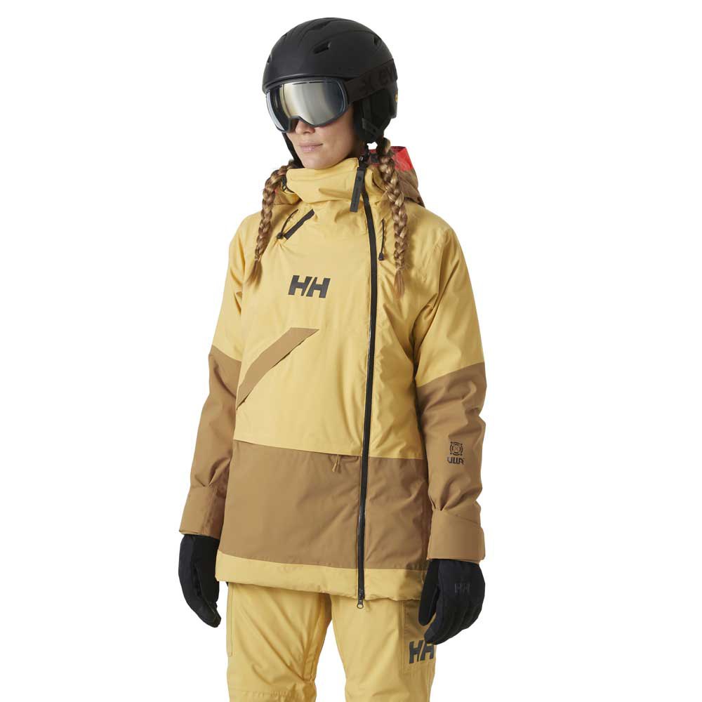 Helly Hansen Powchaser Asym Jacket Gelb XS Frau von Helly Hansen