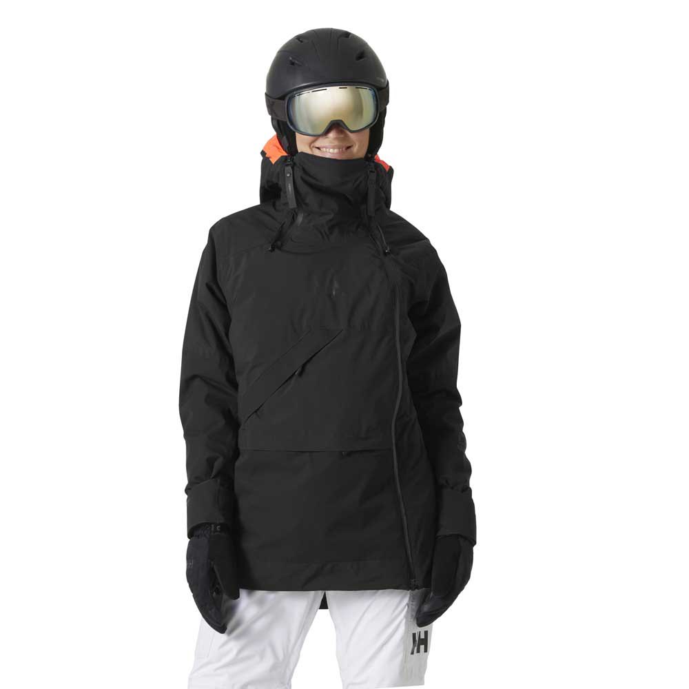 Helly Hansen Powchaser Asym Jacket Schwarz S Frau von Helly Hansen