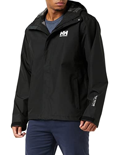 Helly Hansen Herren Seven J Regenjacke, L, Ebenholz von Helly Hansen