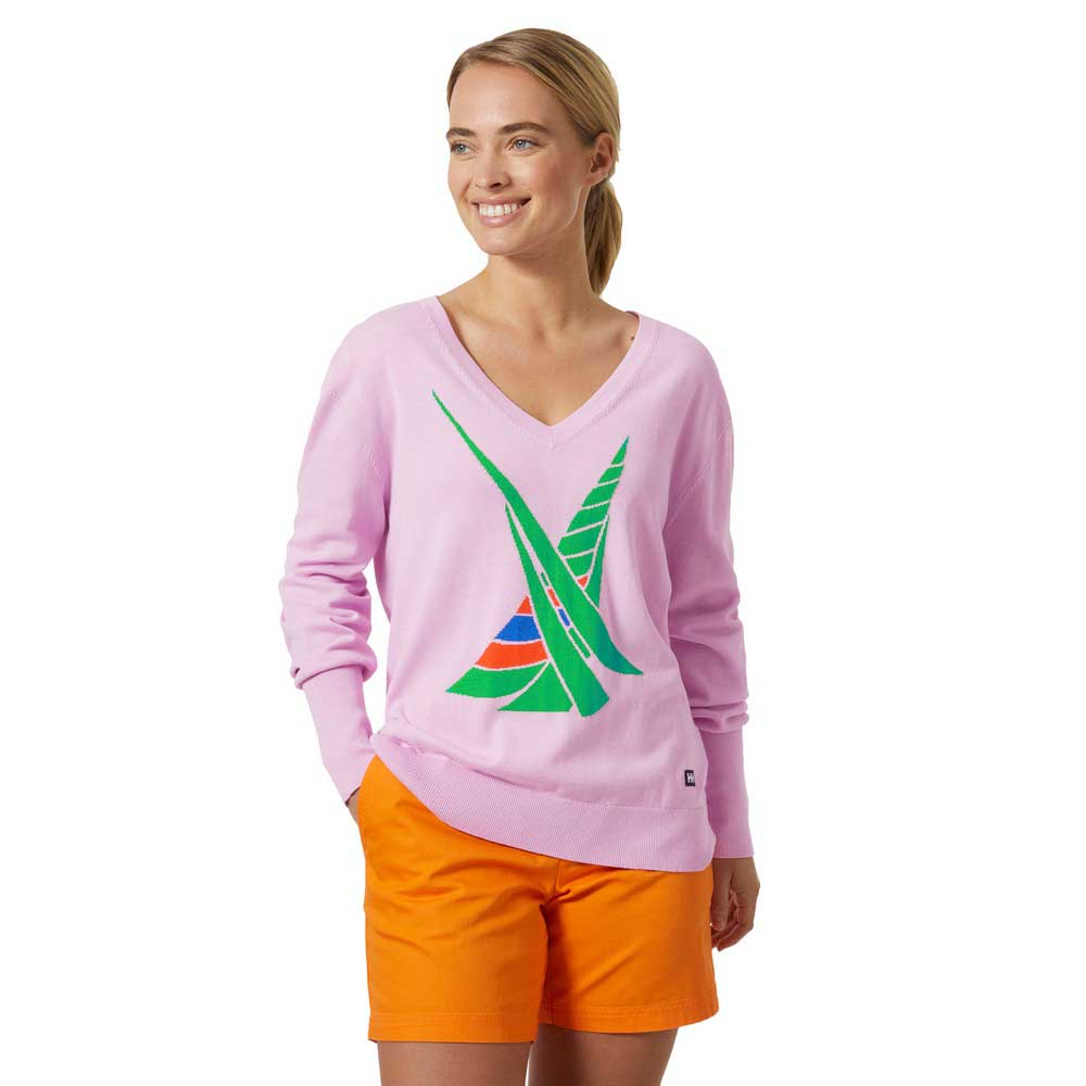 Helly Hansen Salt Summer Knit Long Sleeve T-shirt Rosa L Frau von Helly Hansen