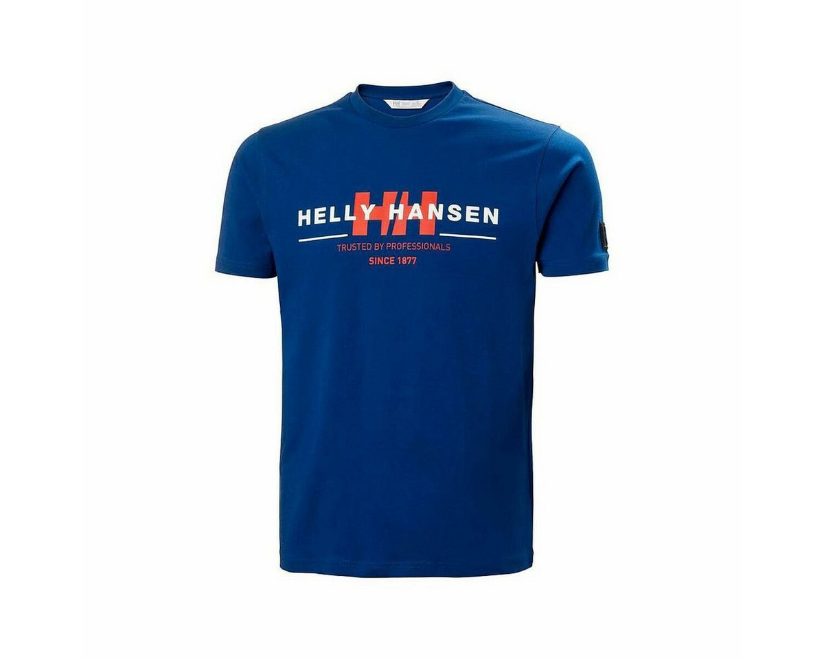 Helly Hansen T-Shirt Herren Kurzarm-T-Shirt NORD GRAPHIC Helly Hansen 53763 607 Blau Rosa von Helly Hansen