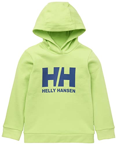 Helly Hansen Unisex Kid's HH Logo Hoodie, Green, 5 von Helly Hansen