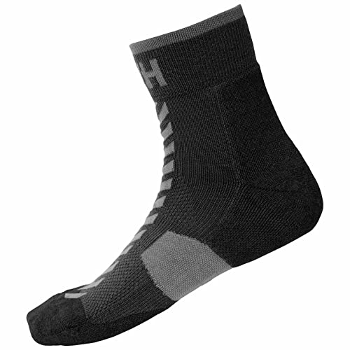 Helly Hansen Unisex Quarter Wandersocke, 45-47, Schwarz von Helly Hansen