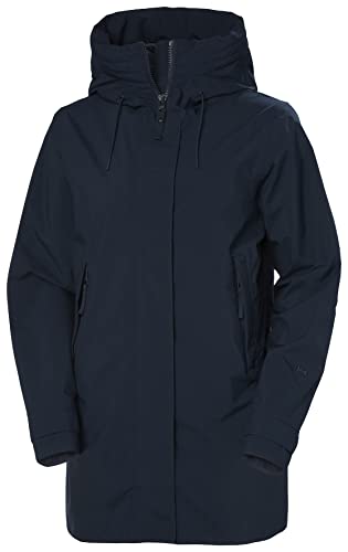 Helly Hansen Damen W Victoria Mid Length Raincoat Jacket, Navy, M EU von Helly Hansen