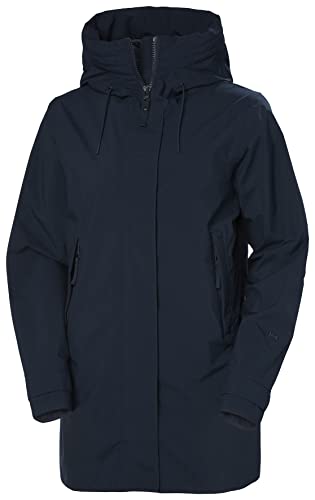 Helly Hansen Damen W Victoria Mid Length Raincoat Jacket, Navy, XL EU von Helly Hansen