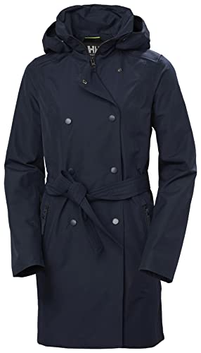 Helly Hansen Damen Wesley II Trenchcoat, XS, Marineblau von Helly Hansen