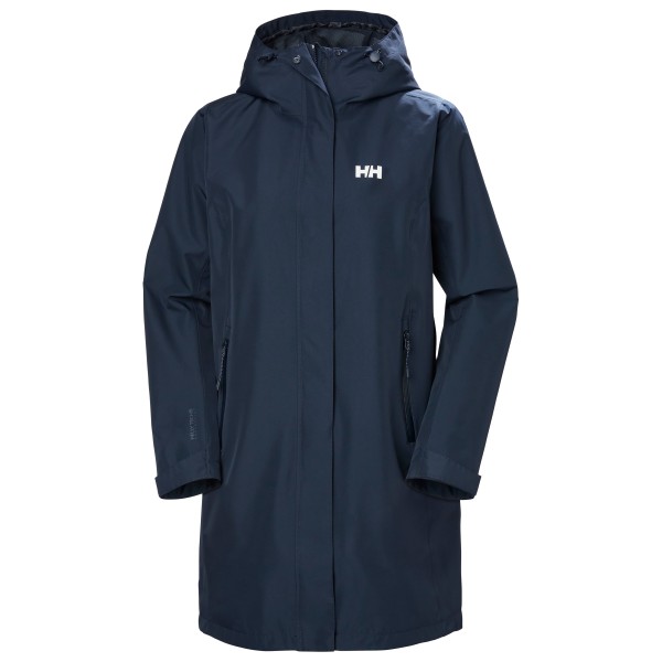 Helly Hansen - Women's Active Ocean Bound Raincoat - Mantel Gr L blau von Helly Hansen