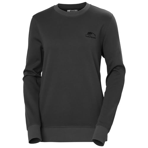 Helly Hansen Women's W Nord Graphic Sweatshirt, 980 Ebony, 32 Helly Hansen Women's W Nord Graphic Sweatshirt, 980 Ebony, 32 von Helly Hansen