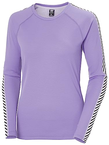 Damen Helly Hansen W Lifa Active Stripe Crew, Heidekraut, XL von Helly Hansen