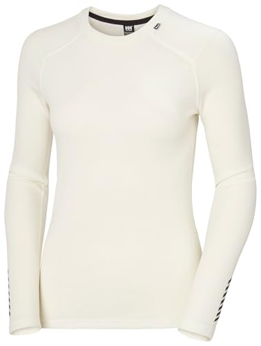 Damen Helly Hansen W Lifa Merino Midweight Crew, Weiß, L von Helly Hansen