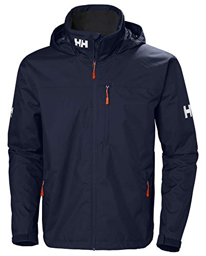 Herren Helly Hansen Crew Hooded Jacket, Marineblau, 4XL von Helly Hansen