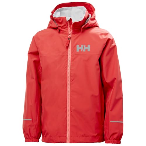 Junior Unisex Helly Hansen Jr Juell Rain Jacket, Rot, 12 von Helly Hansen