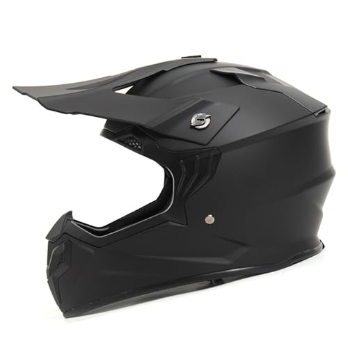 Motocross Helm Kinder, ECE22.06-Zertifizierung Jugend Motorradhelme, Motocross MTB Helm Fullface, Motorradhelm Herren Damen, Erwachsener Motorrad Downhill Helm Für Dirt Bike Enduro Quad ATV(Purple,L) von Helmblazia