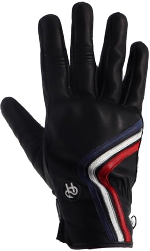 Helstons Line Motorrad Handschuhe, schwarz/weiss/rot/blau, 11 von Helstons