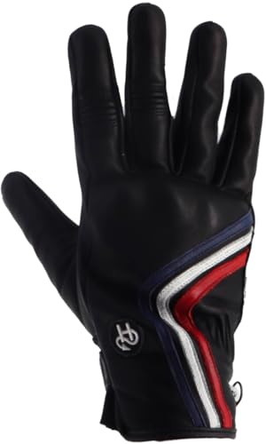 Helstons Line Motorrad Handschuhe, schwarz/Weiss/rot/blau, 11 von Helstons