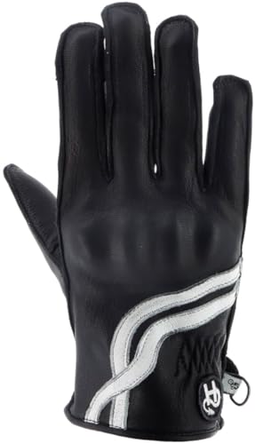 Helstons Mora Motorrad Handschuhe, schwarz/weiß/grau, 9 von Helstons