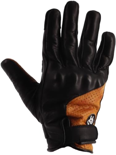 Helstons Virage Motorrad Handschuhe, schwarz/Sand, 9 von Helstons