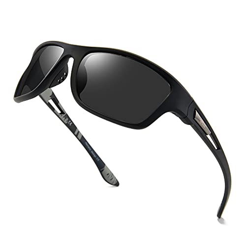 Hemens Polarisierte Sportbrille Sonnenbrille Herren fahrradbrille damen mit UV400 Schutz für Autofahren Laufen Radfahren Angeln Golf Sonnenbrille Hemens Polarisierte Sportbrille Sonnenbrille Herren fahrradbrille damen mit UV400 Schutz für Autofahren Laufen Radfahren Angeln Golf Sonnenbrille von Hemens