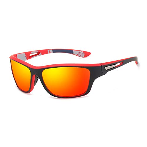 Hemens Polarisierte Sportbrille Sonnenbrille Herren fahrradbrille damen mit UV400 Schutz für Autofahren Laufen Radfahren Angeln Golf Sonnenbrille von Hemens