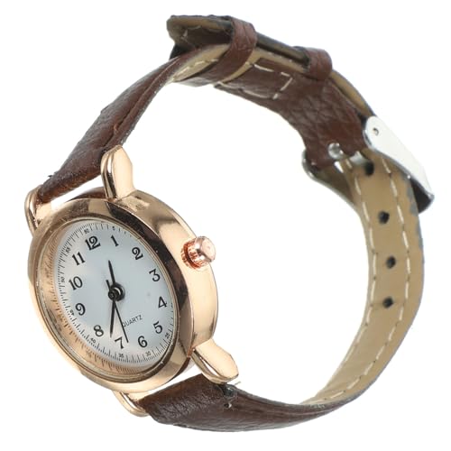 Hemobllo Damenuhr - Stilvolle Digitaluhr Einfache Runde Uhr Damen Lederarmbanduhr für Damen Mädchen Studentinnen Hemobllo Damenuhr - Stilvolle Digitaluhr Einfache Runde Uhr Damen Lederarmbanduhr für Damen Mädchen Studentinnen von Hemobllo