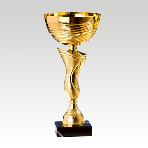 Henecka Pokal Serie Elodie, Gold, mit Wunschgravur, Größe 27,8 cm von Henecka