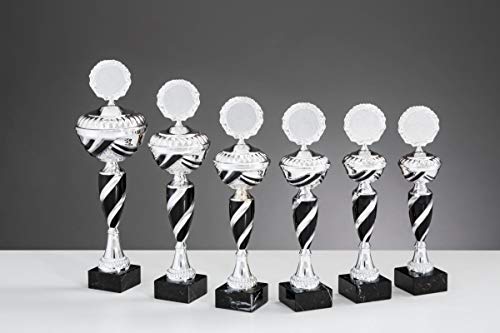 Henecka Pokal Serie Helga, Silber-schwarz, mit Wunschgravur und auswählbarem Sport-Emblem, Größe 33,8 cm Henecka Pokal Serie Helga, Silber-schwarz, mit Wunschgravur und auswählbarem Sport-Emblem, Größe 33,8 cm von Henecka