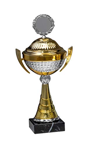 Henecka Pokal Serie Kalinka, Gold-Silber, mit Wunschgravur und auswählbarem Sport-Emblem, Größe 27 cm Henecka Pokal Serie Kalinka, Gold-Silber, mit Wunschgravur und auswählbarem Sport-Emblem, Größe 27 cm von Henecka