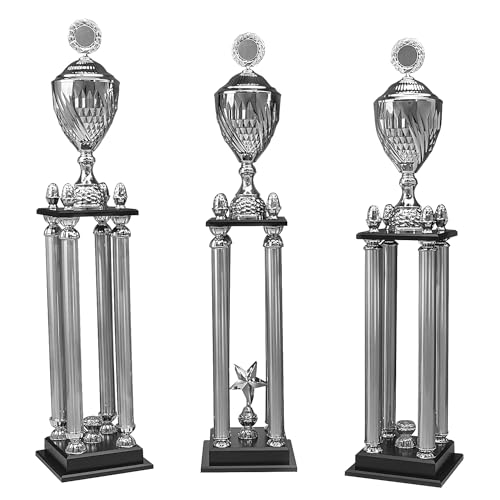 Henecka Säulenpokal Serie Aloha, Silber, mit Wunschgravur und auswählbarem Sport-Emblem, Größe 107 cm Henecka Säulenpokal Serie Aloha, Silber, mit Wunschgravur und auswählbarem Sport-Emblem, Größe 107 cm von Henecka