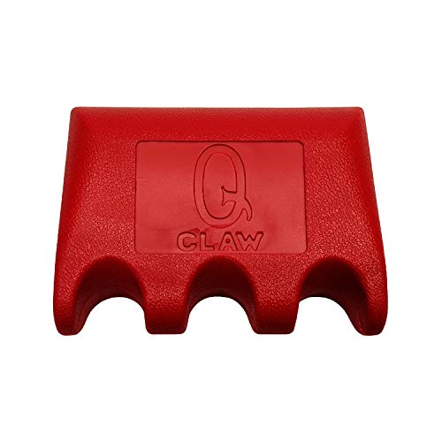 Q-Claw QCLAW Tragbarer Pool-/Billardqueue-Halter für 3 Plätze, Rot von Hengulus