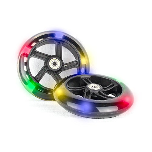Hepros PU 145mm Leuchträder Ersatzräder für Cityroller 5 LED - 2 Stück Hepros PU 145mm Leuchträder Ersatzräder für Cityroller 5 LED - 2 Stück von Hepros